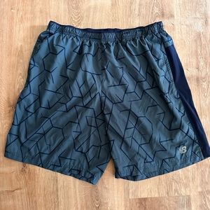 New Balance Blue XL athletic shorts w/ inner liner